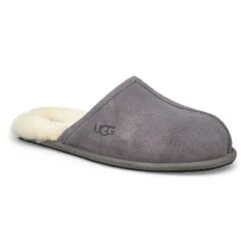 UGG Men's Scuff Sheepskin Slipper -Dark Grey