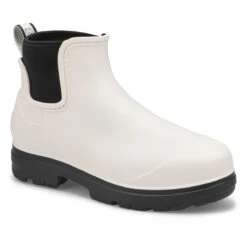UGG Women's Droplet Chelsea Rain Boot - White