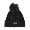 UGG Women's Knit Cable Faux Fur Pom Beanie -