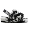 Ugg Women's Fluff Yeah Slide Marble - Black